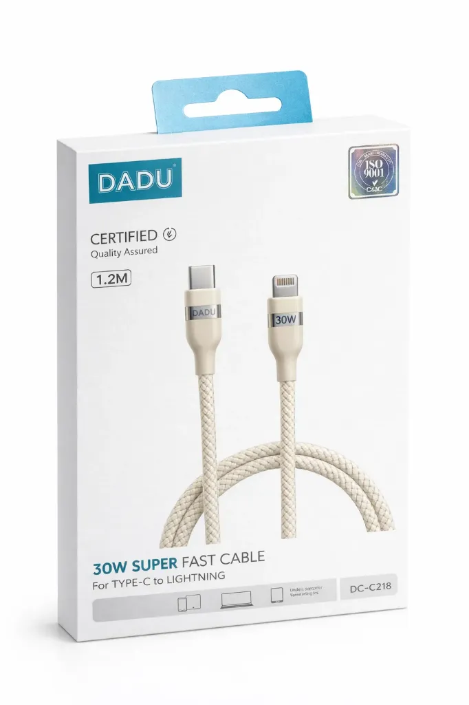 DADU Type-C to Lightning Fast Charging Cable 30W – Power Delivery DC-C219