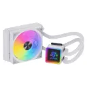 SNOWMAN KS120 RGB ARGB CPU Liquid Cooler AIO Water Cooling Kit High-Efficiency Radiator Ultra-Quiet Fans for Processor PC Air white