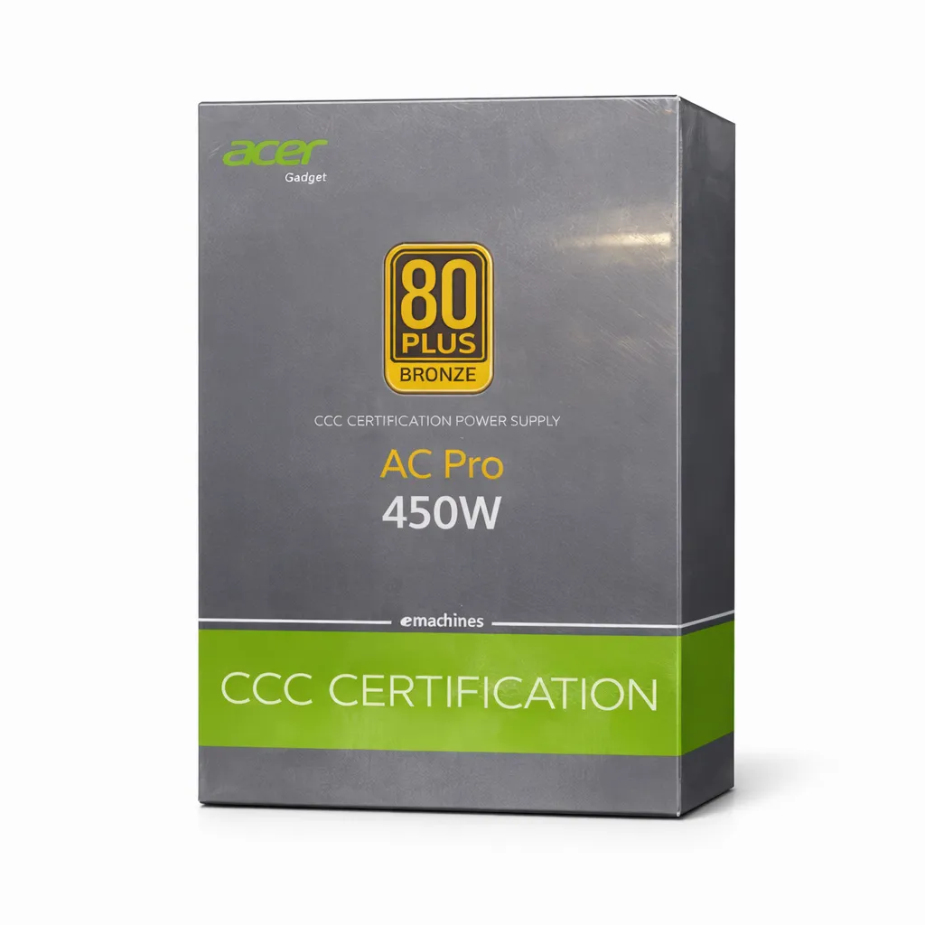 Acer Gadget DC-DC Power Supply 450 W – Reliable Cooling & Stable Performance 80 Gold