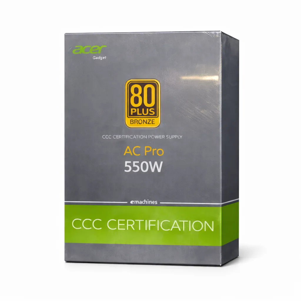 Acer Gadget DC-DC Power Supply 550 W – Reliable Cooling & Stable Performance 80 Gold