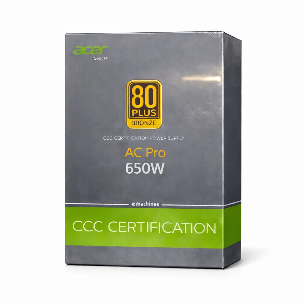 Acer Gadget DC-DC Power Supply 650 W – Reliable Cooling & Stable Performance 80 Gold