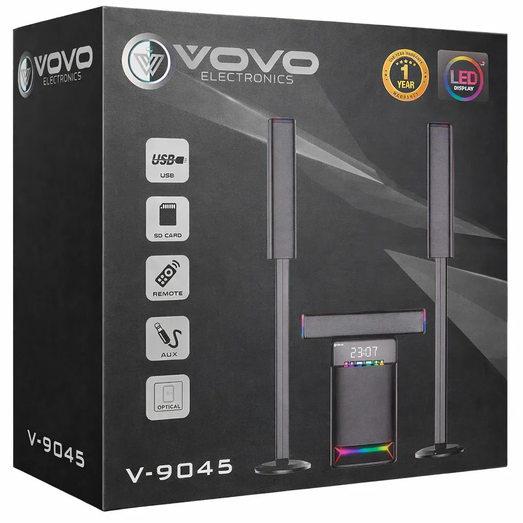 [VOVO V-9045] VOVO V-9045 Bluetooth Optical Home Theater Speaker