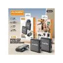 PLOKAMA VM60 Mic Wireless Clip on Microphone Lavalier HP Plug & Play Dual Mic Type C & Lightning