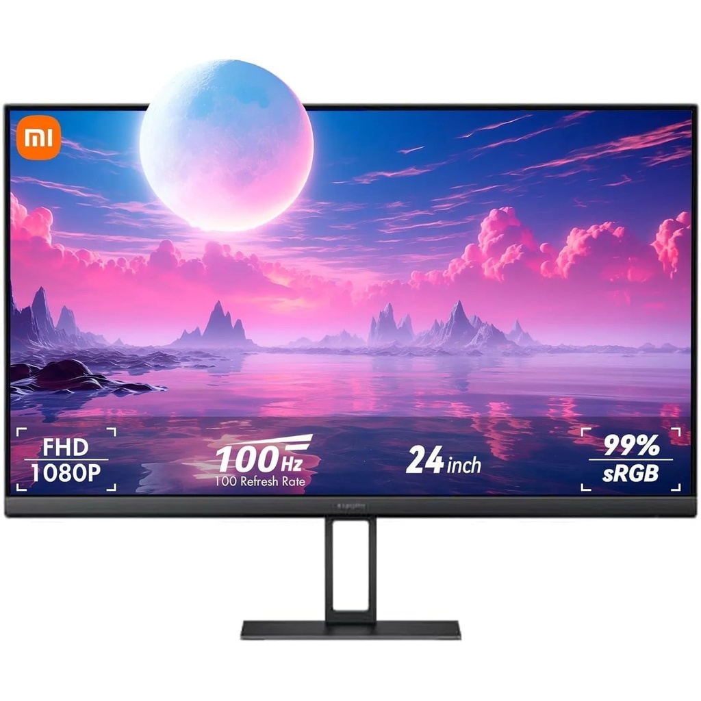 شاشة Xiaomi A24i، 24 بوصة، 1920 × 1080 FHD، 100 هرتز