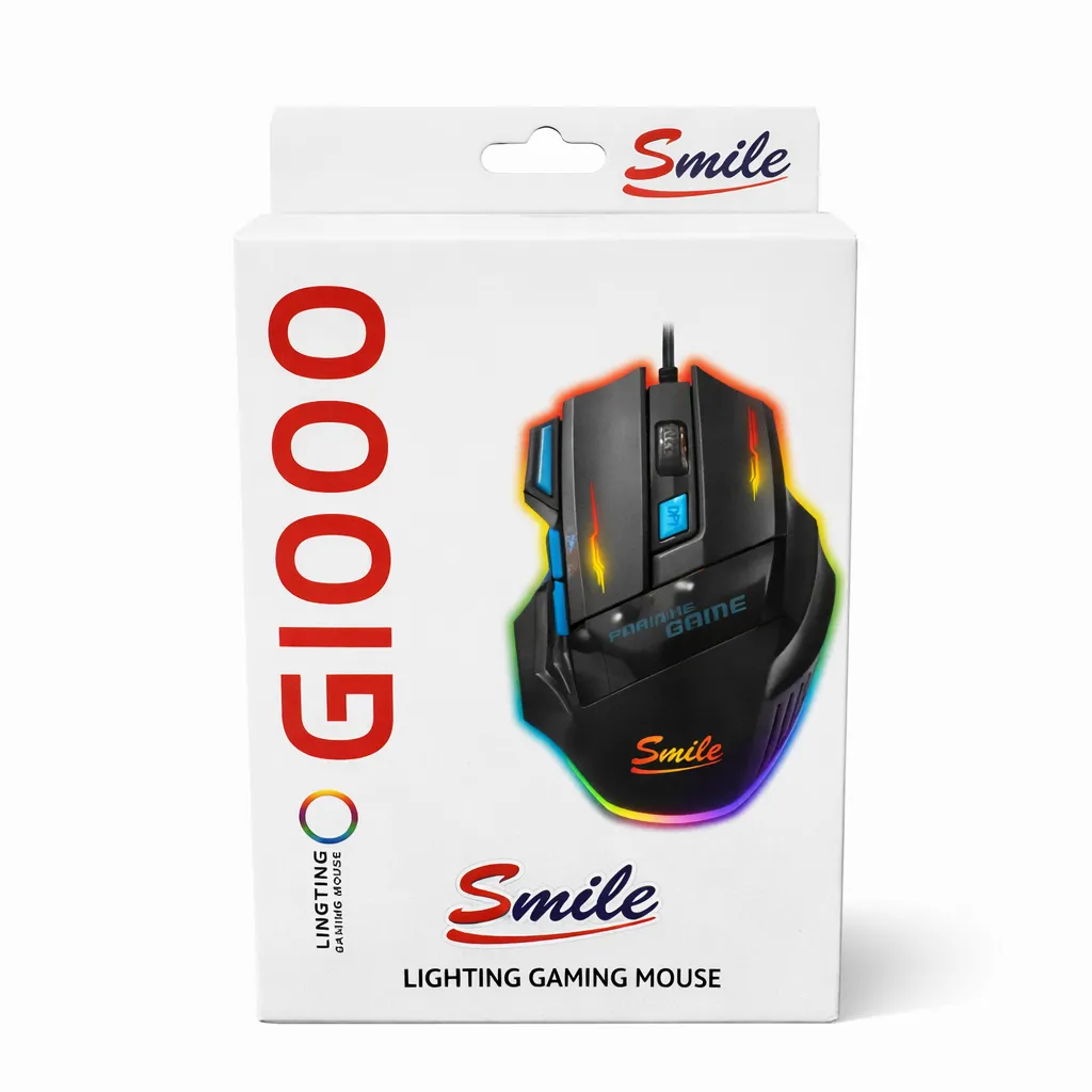Smile G1000 RGB Gaming Mouse – Wired Gaming Mouse