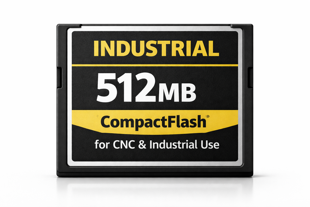 كرت ذاكرة CompactFlash (CF) صناعي Type I - سعة 512 ميجابايت - واجهة PATA