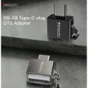 GS08 Mini Aluminum Alloy USB Type-C U-disk Card Reader Mouse Convert OTG Adapter