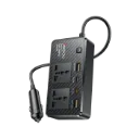 YESIDO VC07 12V To 200V Incependent Switch Multiple Protections USB QC3.0+TC PD Fast Charging Car Inverter