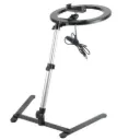 Ring fill light QX-206B (26cm) for professional photography, USB, LED Ring Light with Adjustable Tripod Stand and Phone Holder, 3 Light Modes and 10 Brightness Level for Live Stream, Makeup, YouTube,