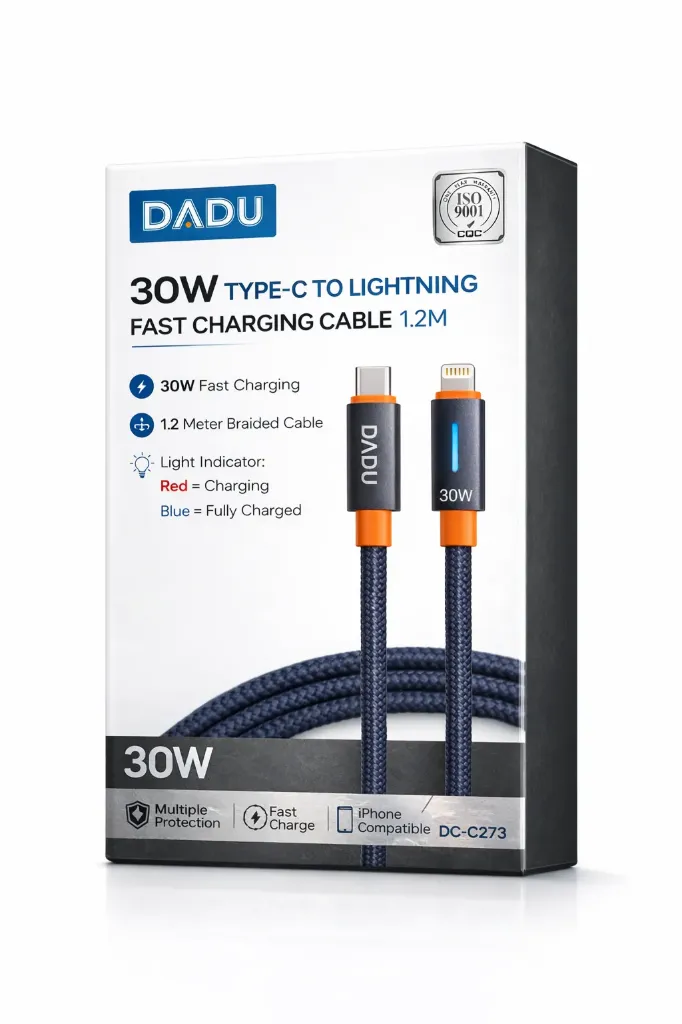 DADU 30W Type-C to Lightning Fast Charging Cable 1.2M