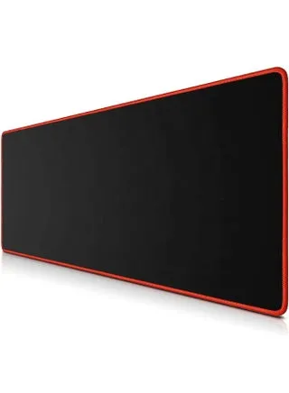 Large Gaming Mouse Pad 30×60 cm - Black Non-Slip Rubber Surface – Waterproof and Comfortable for Daily Use