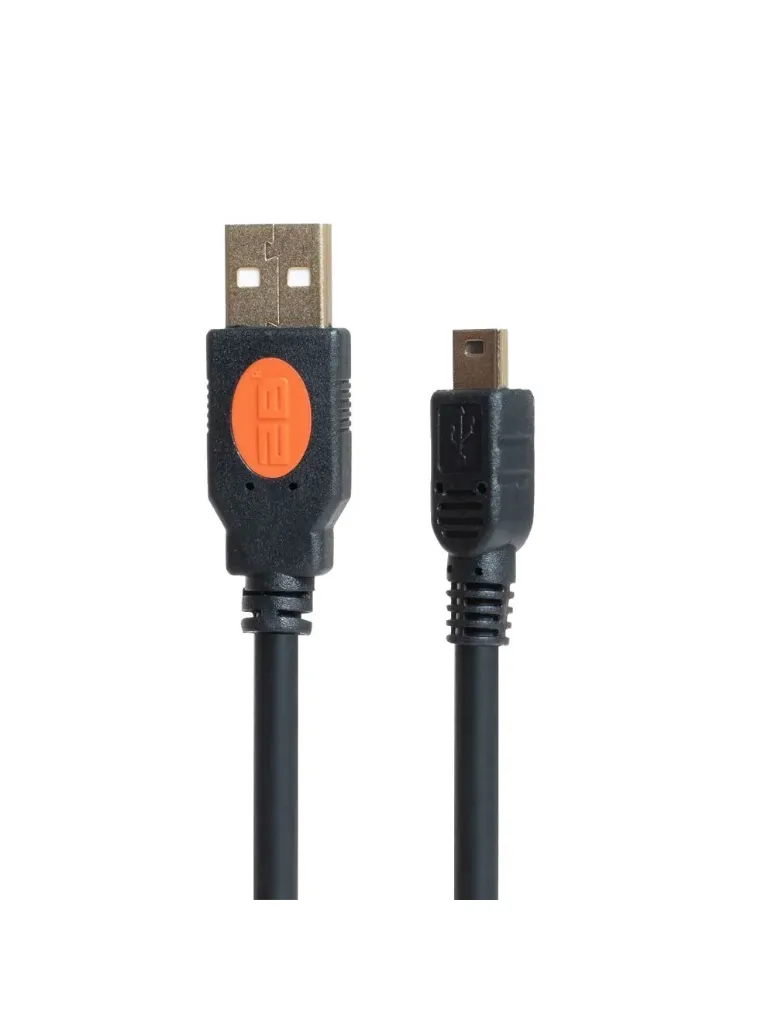 2B DC053 USB2.0 to MINI USB2.0 5 pin shild Gold Plated