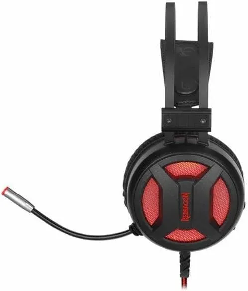 Redragon MINOS H210 Gaming Headset — Virtual 7.1 surround, 50mm drivers, comfortable fit, omnidirectional mic, 32Ω impedance, USB connection.