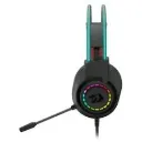 سماعة رأس ألعاب Redragon Scream H231 RGB سلكية 3.5mm + USB - درايفر 40mm - مايك عازل للضوضاء - أسود