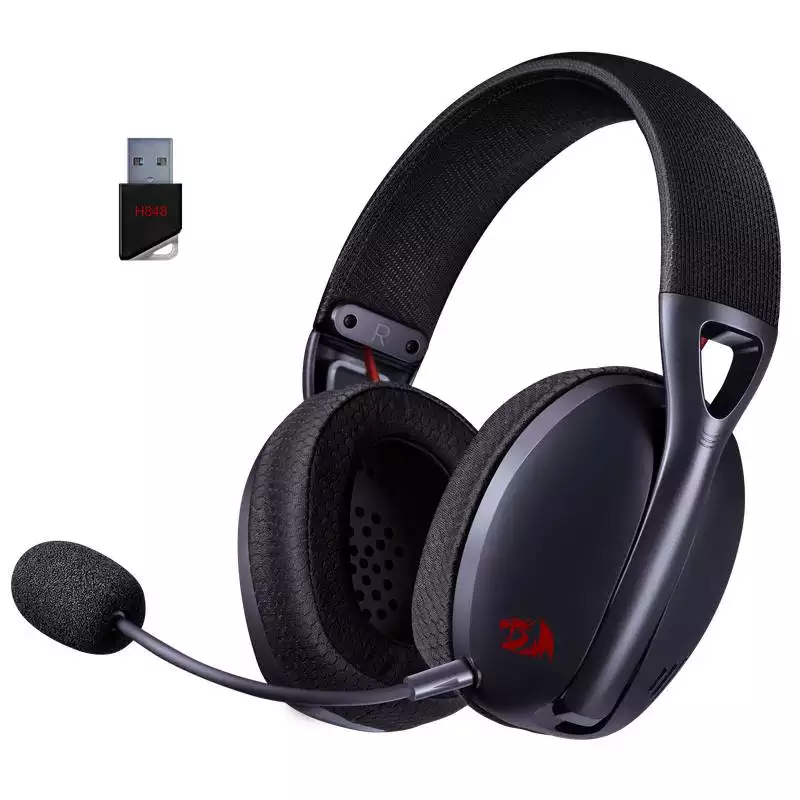 H848 IRE PROBluetooth Wireless Gaming Headset - Lightweight - 40MM Drivers - Detachable Microphone - Multi Platforms for PC, PS5/4/3, NS, Mobile