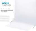 General cloth chroma Photography Backdrop Size 3*5 (White)