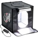 Gen Pro Light Tent 40cm Portable Photography Light Tent Professional Foldable Shooting Lighting Softbox with LED Lights with 3 color PVC backdrops