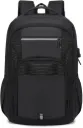 Rahala RAL2215 19L Backpack, 15.6 Inch Waterproof Laptop Bag with USB Port, Anti-Theft, Lightweight Multi-Pocket Backpack for Men and Women, Ideal for Office, School, Travel -Black