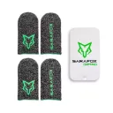 Sarafox V9 Finger Gloves Gold Silk Gaming Finger Sleeves Non-slip High Sensitivity Super Sweatproof for Mobile Phone Gaming