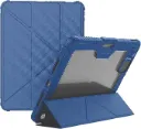 Nillkin Bumper Pro PU Leather Case Designed For Apple iPad Pro 11 2024, Pen Holder/Shockproof Cover/Multi Angle Folding Style/Rear Camera Slide Cover - Blue