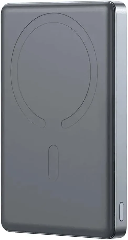 Joyroom JR-PBM08 Pro Magnetic Wireless Power Bank, 22.5W PD Fast Charging 10000mAh Portable Charger, Ultra-Slim Metal External Battery Pack - Space Grey