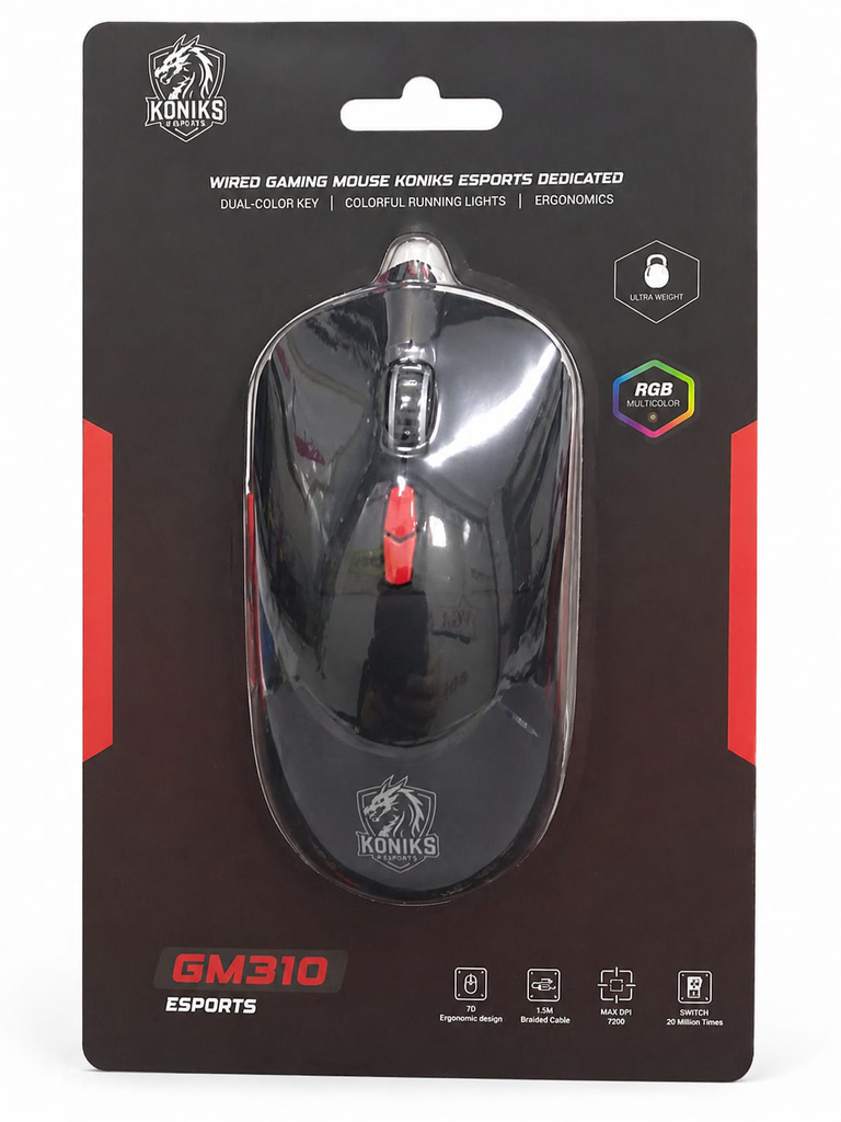 Koniks GM310 Wired Gaming Mouse