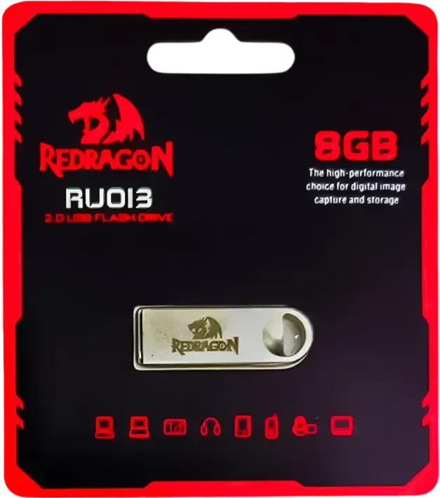 REDRAGON Flash Drive RU013 3.0 USB DRIVE 8gGB high performance for digital image and storage