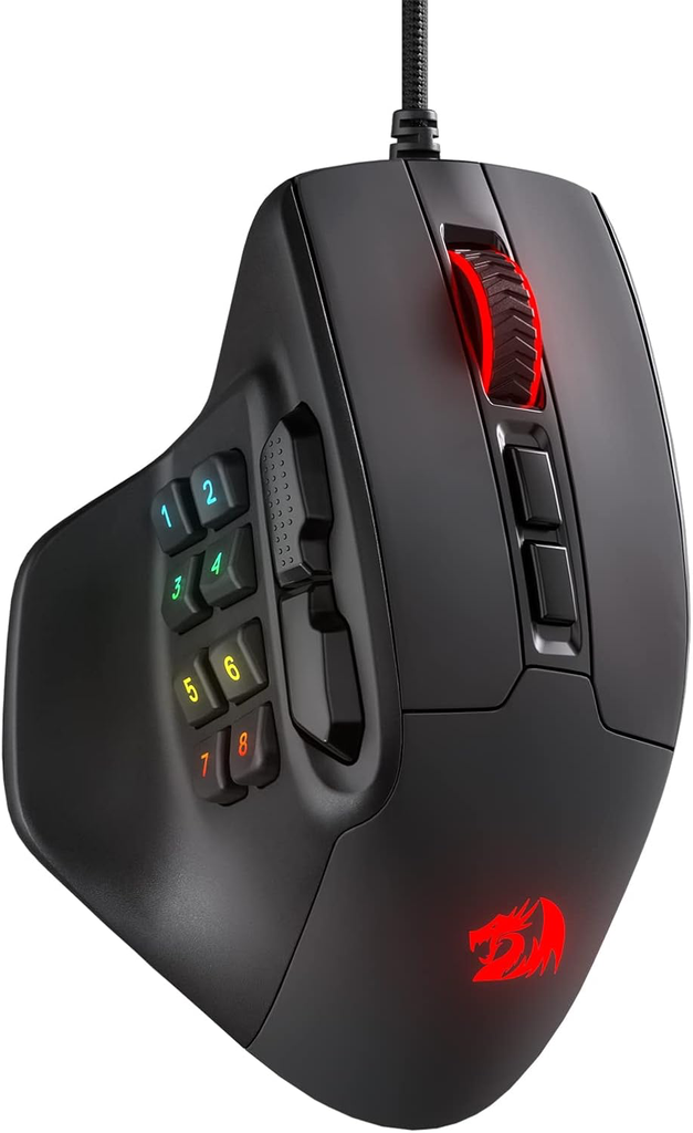 Mouse Redragon M811 Aatrox Mmo Gaming Wired RGB