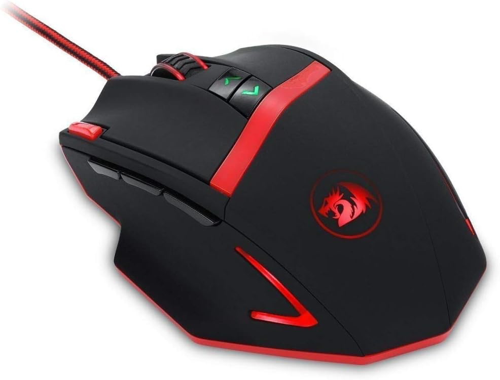 Redragon M801 Mammoth 16400 DPI Programmable Laser Gaming Mouse for PC
