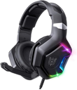 Onkuma K10 Pro Wired Stereo Gaming Headset with Microphone Over Ear Headphones for PC PS4 PS5 Xbox Mobile Black