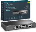 TP-Link TL-SG1024D 10/100/1000Mbps 24-Port Gigabit 13-inch Desktop/ Rackmountable Switch, 48Gbps Capacity Black