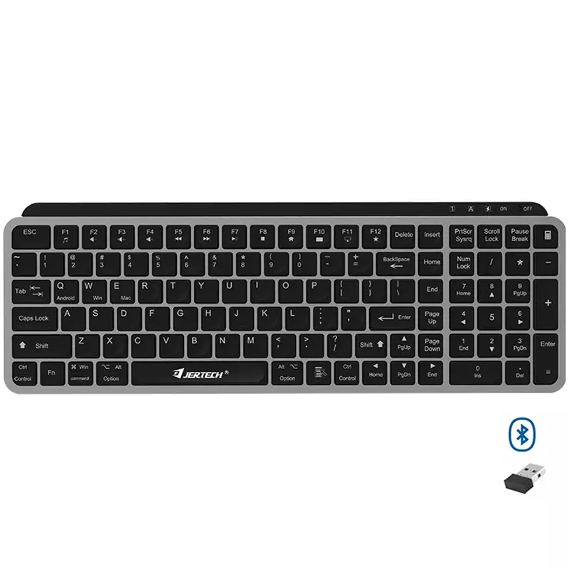 Keyboard Jertech KBT231 Ultra Slim Rechargeable Wireless Bluetooth