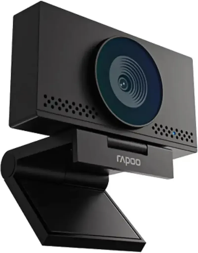 RAPOO C500AF 2160p 4K USB Computer Camera, Built-in Dual Noise Reduction Mic - Black
