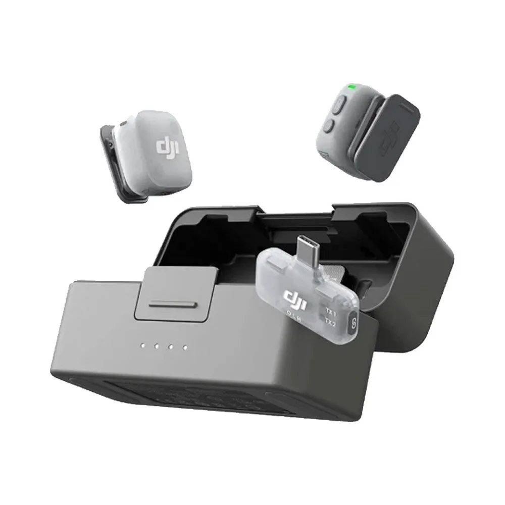 [MI-14-8] DJI Mic Mini 2 2 TX + 1 Mobile RX + Charging Case - Black