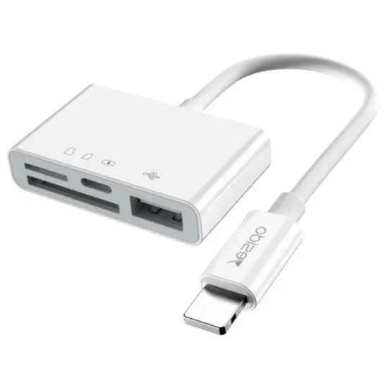 YESIDO LIGHTNING HUB 4-IN-1 OTG ADAPTER GS12