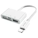 YESIDO LIGHTNING HUB 4-IN-1 OTG ADAPTER GS12