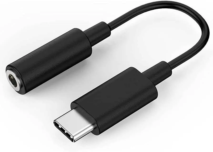 SAMSUNG USB C to 3.5mm Headphone Adapter - Black
