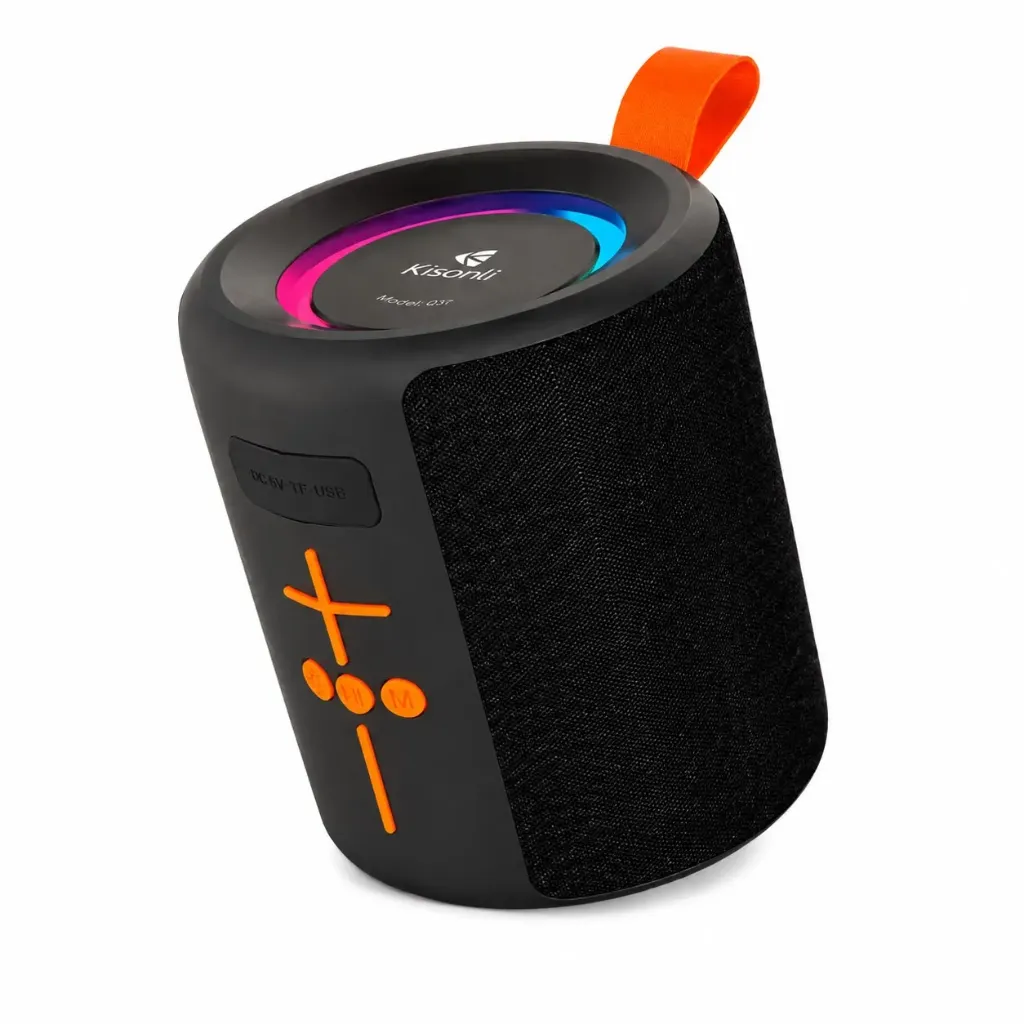 KISONLI Q37 PLUS Speaker Portable Wireless BT IPX6 Waterproof RGB Ultra Strong Deep Bass
