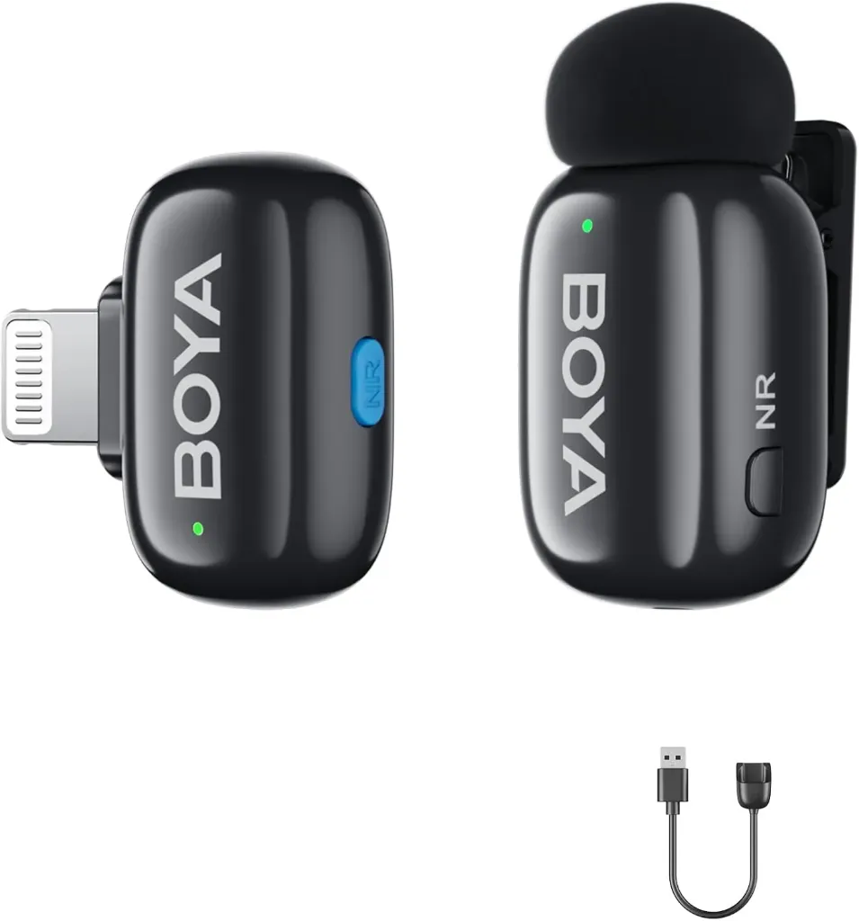 Boya Mini2 -4 Wireless Mic 1 To 2 kit For Type-C - Black