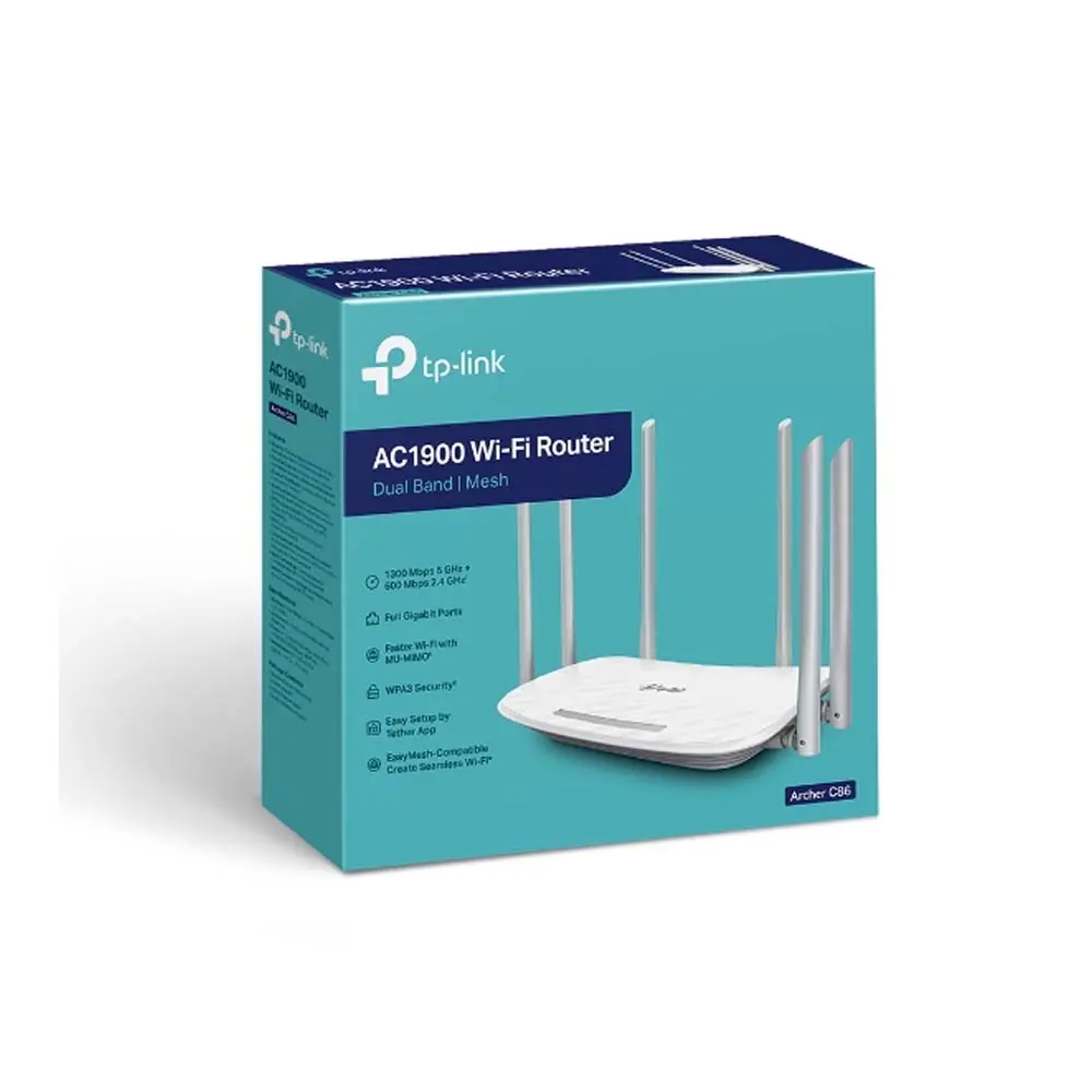 TPLINK Archer C60 Wi-Fi Router Wireless Dual Band AC1350