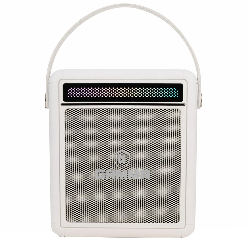 Gamma GT-715 RGB Portable Bluetooth Speaker – 20W – 2400mAh – White