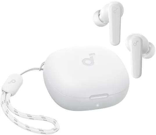 Anker soundcore R50i VI White (TWS) Earbuds10mm Drivers with BigBass, Bluetooth5.3, 30H Playtime, IPX5-Water Resistant, AI Clear Calls with 2Mics, 22 Preset EQs via App 18 Months Warranty