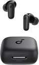 Soundcore by Anker R50i NC Wireless Bluetooth Earphones, Powerful and Smart Noise Cancelling, Powerful Bass, 45 Hours Playtime, 2-in-1 Case and Phone Stand, IP54, Black, Global Warranty