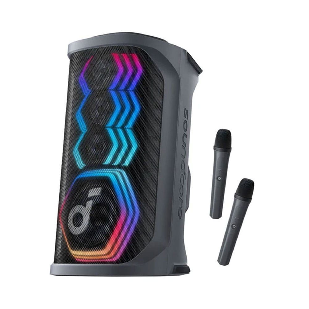 Anker Soundcore Rave 3s | AI Party Speaker with Dual Wireless Mics