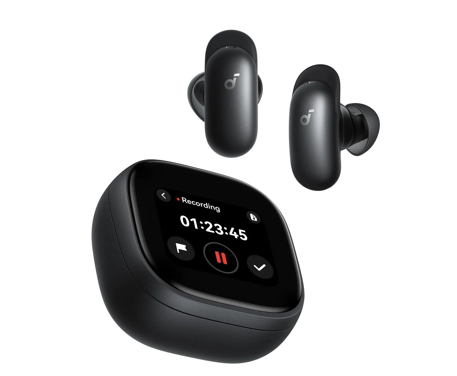 Anker SoundCore Liberty 5 Pro Max In-Ear Earbuds, Up to 28 Hours, Midnight Black - D1204H11 18 Months Warranty , Black