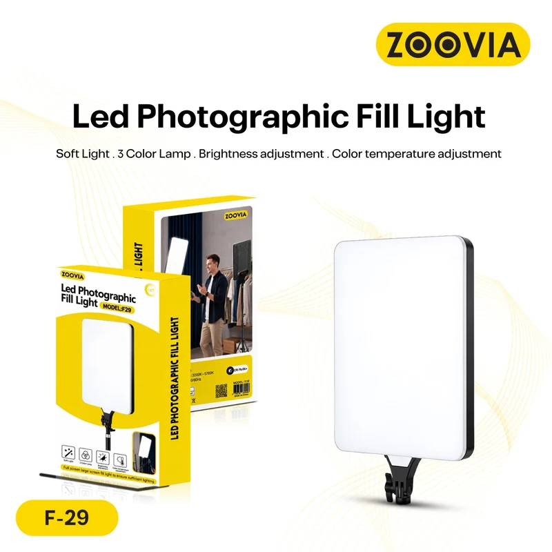 إضاءة LED للتصوير ZOOVIA F-29