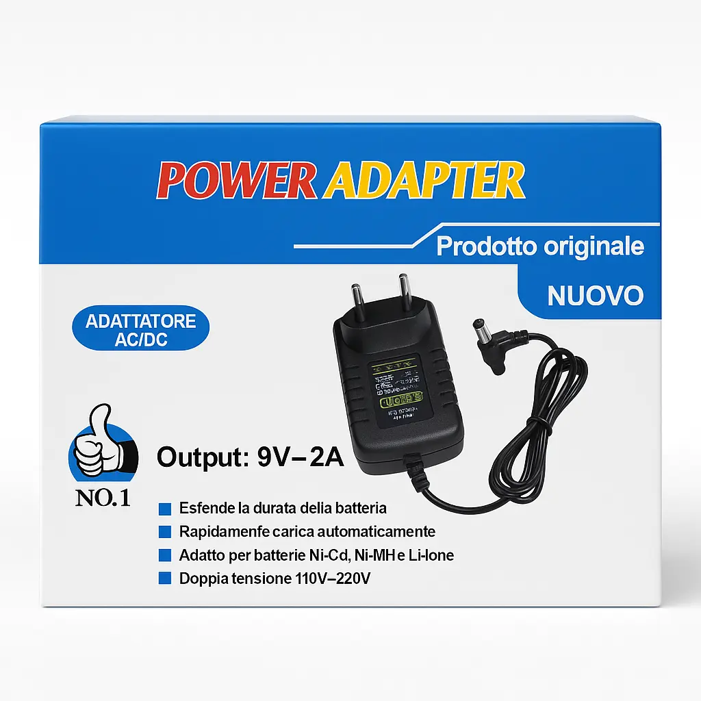 POWER ADAPTER 9V 2A