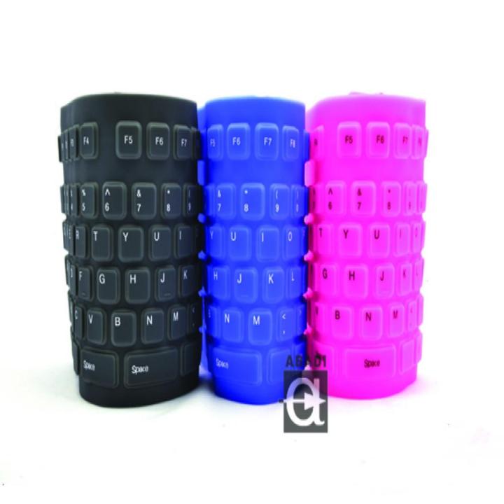 Keyboard Silicone Gel Flexible Arabic English 85 Keys