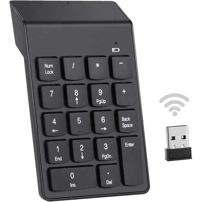 Ultra-slim wireless numeric keypad with digital lock - portable and easy to use pt-220