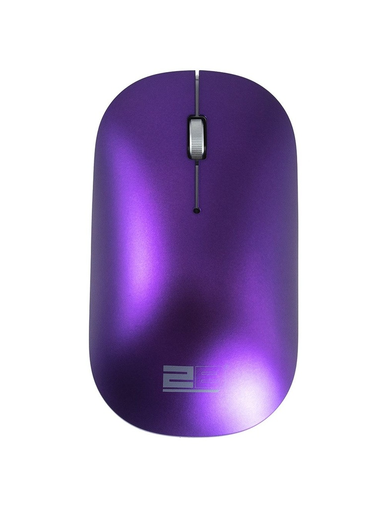 Mouse 2B MO877 Slim 2.4G Wireless Blue Purple